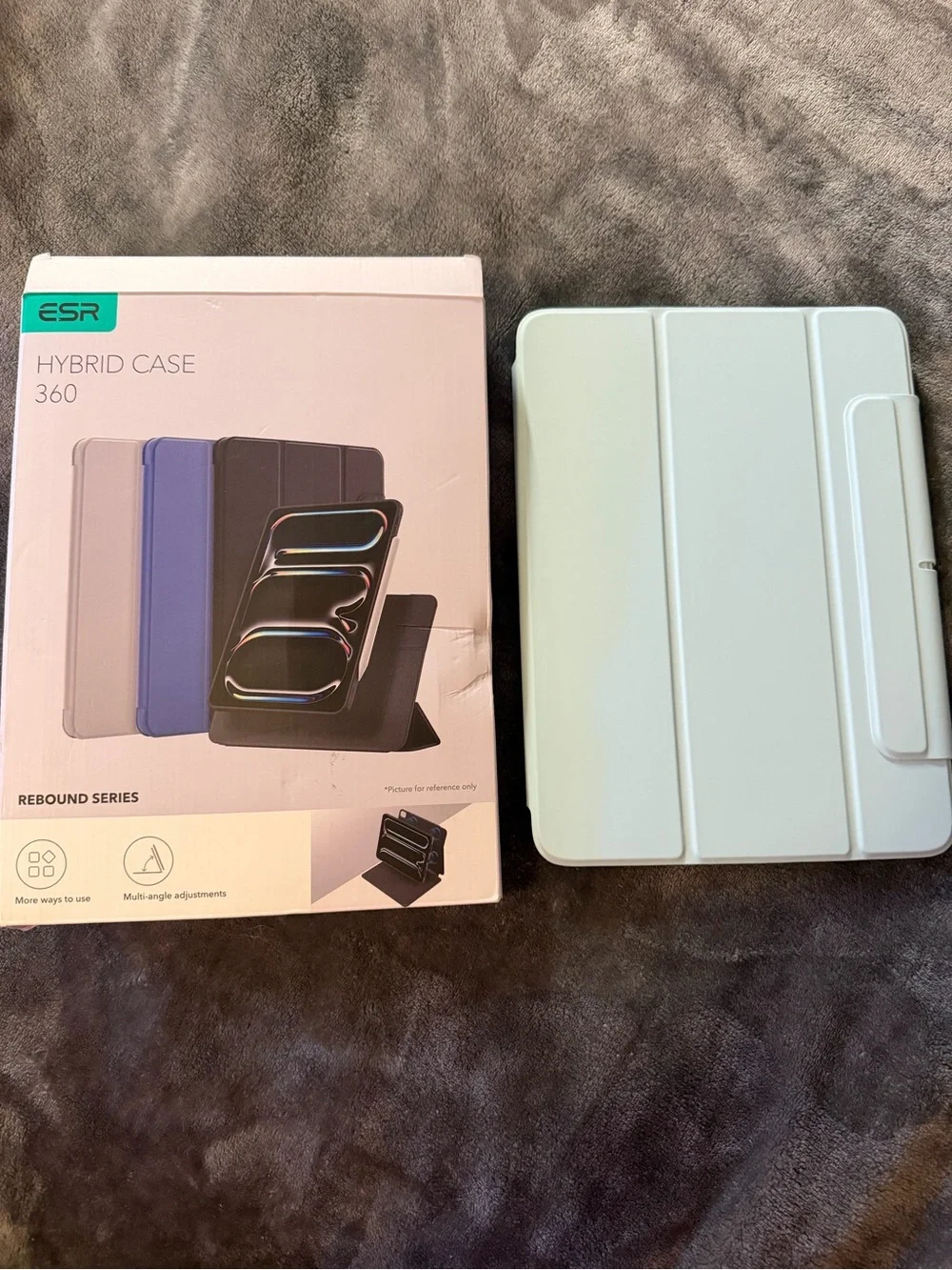 NEW ESR Hybrid Case 360 Tablet Cover for iPad Air 11in M3/M2- Skyblue